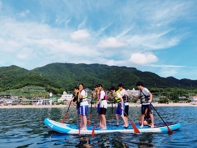 山側にはギリシャ風車やオリーブ公園の景色を楽しめます_SUP RESORT CLUB AO(旧ペンションオリーブ)