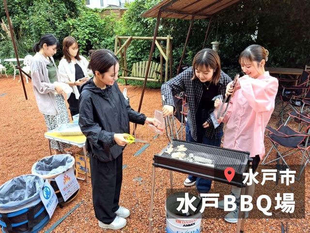水戸市の住宅街!隠れ家風バーベキュー場で♪_満福 茨城