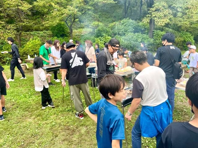 自然の中で美味しい食材を焼いて満たされます♪_満福 福島