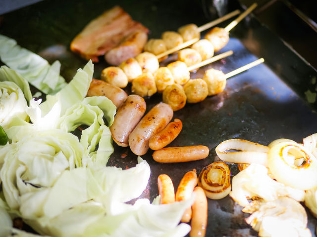 ぶどう狩りと一緒にBBQも楽しめます。(別途BBQ予約・BBQ機材貸出料金要)_幸果園
