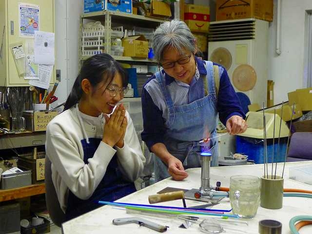 この道30年のベテラン作家によるご指導で、初めてでも素敵な作品が作れます^^d_とんぼ玉工房 丙午