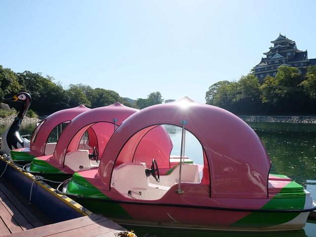 桃ボート定員は3名(大人2名・小人1名)_Caf'e&Restaurant&Boating 碧水園