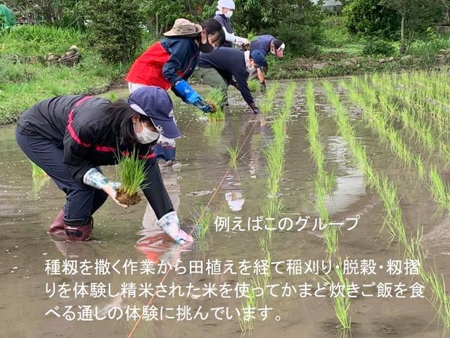 通しの体験
5月〜10月_農家民宿ひなた