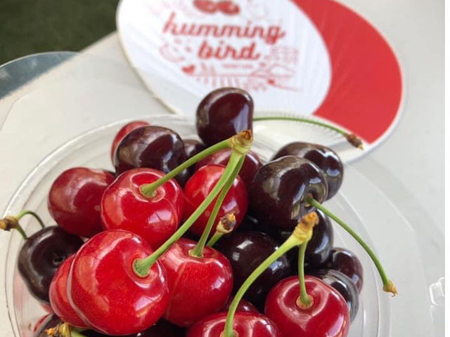自分で摘み取り、持ち帰りもできます
(量り売り)_humming bird
