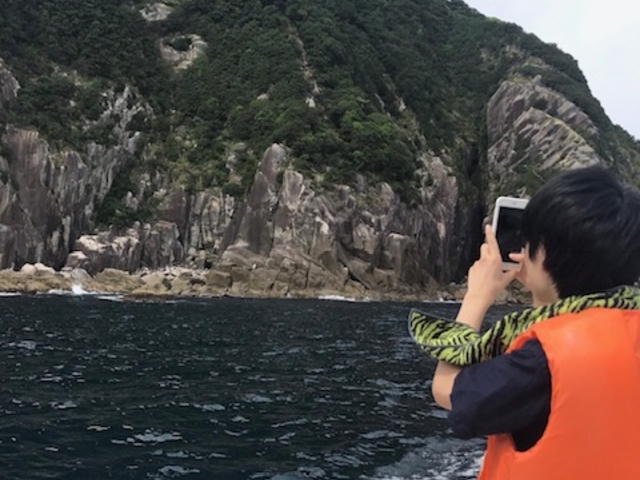 釣りの途中や移動中に風景を撮影_オーシャンクルーズ