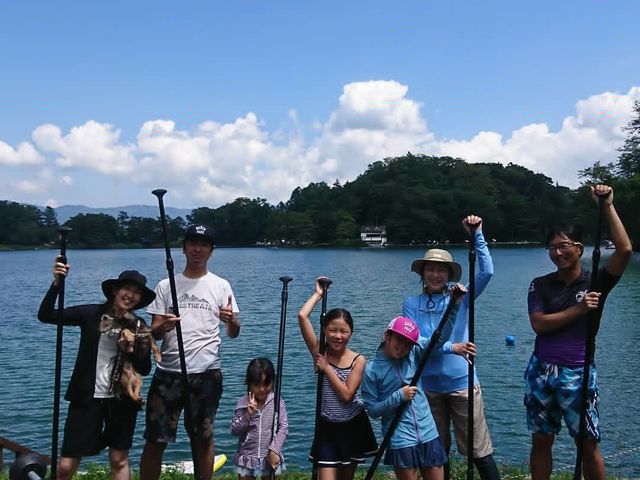 家族みんなでSUP体験_1・2・3アウトドア