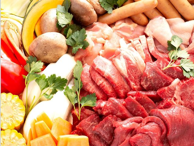色とりどりのお肉がいっぱい!!_舞子サンセットBBQ