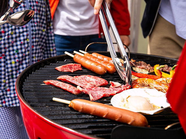 炭火を使った本格BBQ_ロテルド比叡