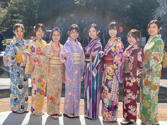 団体様も対応しております☆_レンタル着物 梅らぶ 仙台店