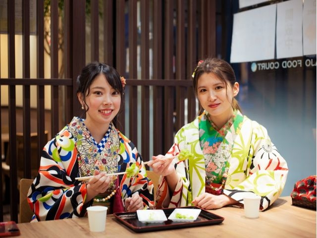 着物で女子旅♪_レンタル着物 梅らぶ 仙台店