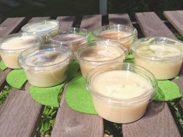 お好みでクレイや食用パウダーなどで色付けして3点お持ち帰りできます。_Pono*ALOHA