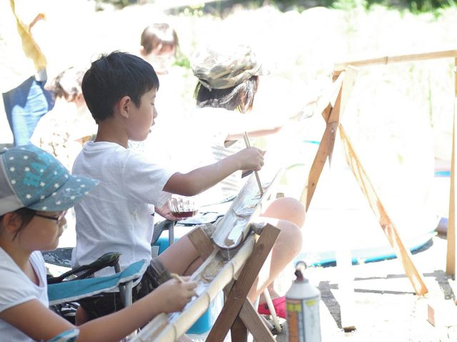 夏には流しそうめんもお楽しみいただけます♪_夢なびふぁーむ