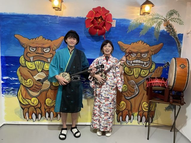三線体験_美ら笑34CAFE