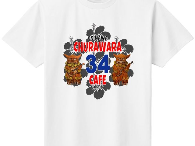 オリジナルTシャツ(メンズ)_美ら笑34CAFE