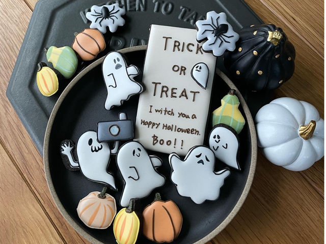 講師作品/ちびっこおばけのハロウィンブース_SorairoCookies