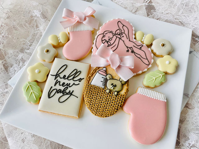 講師作品/New born cookies_SorairoCookies