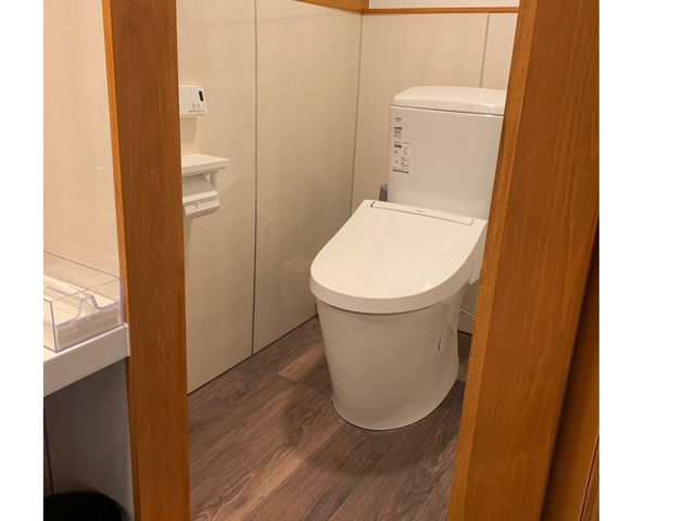 和式トイレから洋式トイレに改装しました。_静岡市 梅ヶ島温泉 湯元屋