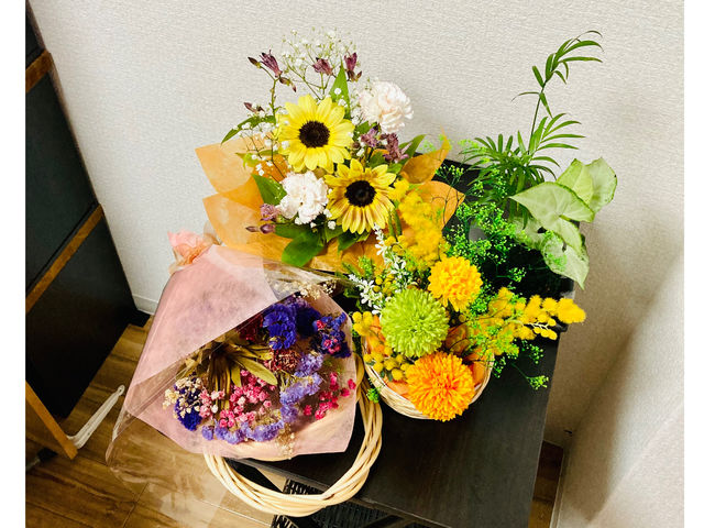 様々なレッスンをご用意致しております。_お花畑