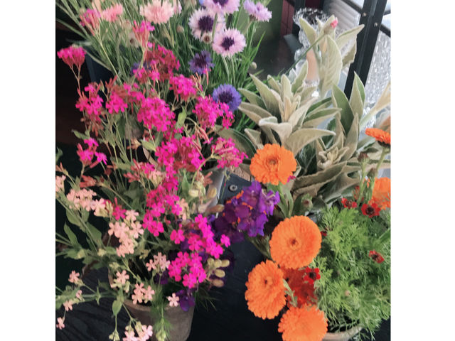 自家栽培のお花を使って_フラワーサロンff