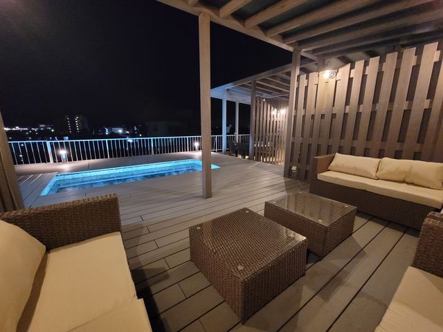BBQ場夜景_Roof BBQ-Park Ito