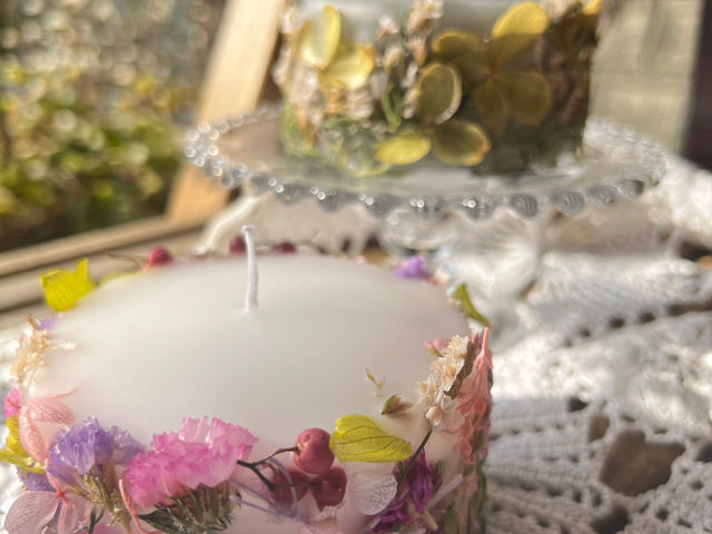 ボタニカルキャンドル_花久遠倶楽部