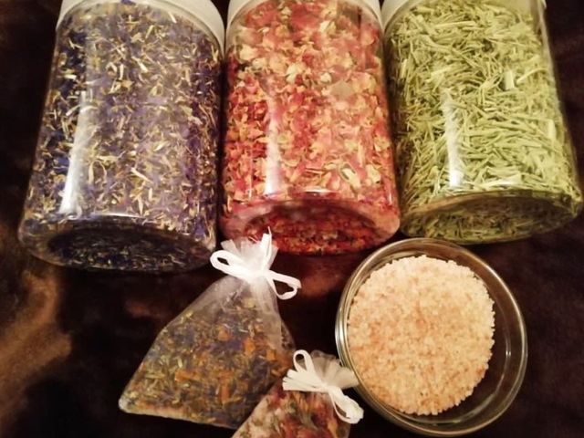 ハーブバスソルト入浴剤_aroma salon 木花咲・mokkasaku