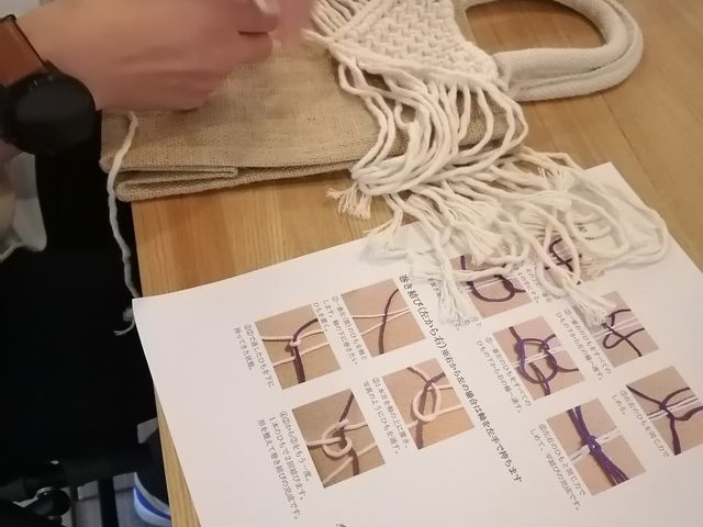 作ってみたいをお手伝いします!_Lucca.マクラメ教室