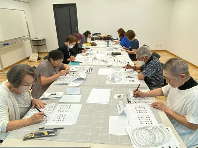 己書 楽書道場 秋田幸座