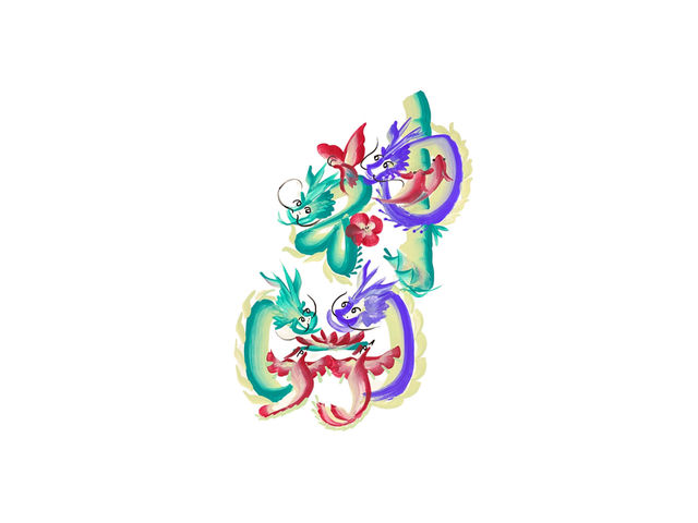 天香吉祥画【神開】_吉祥華文字アーティスト 樫園知香子