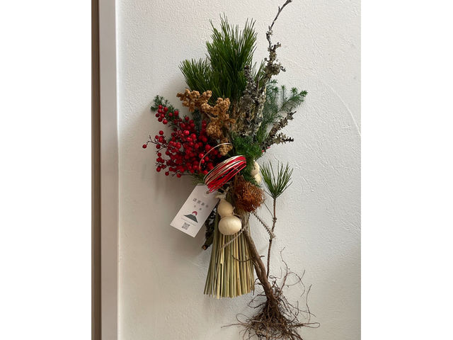 クリスマスリースやしめ飾りなど季節商品もレッスンで作成できます_花燕