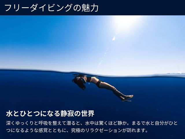 フリーダイブ マニア