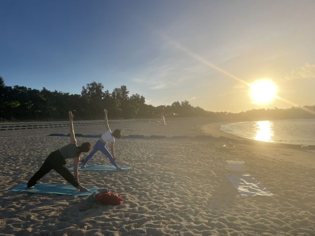 沖縄南部の東海岸でビーチヨガ_BeChill OKINAWA