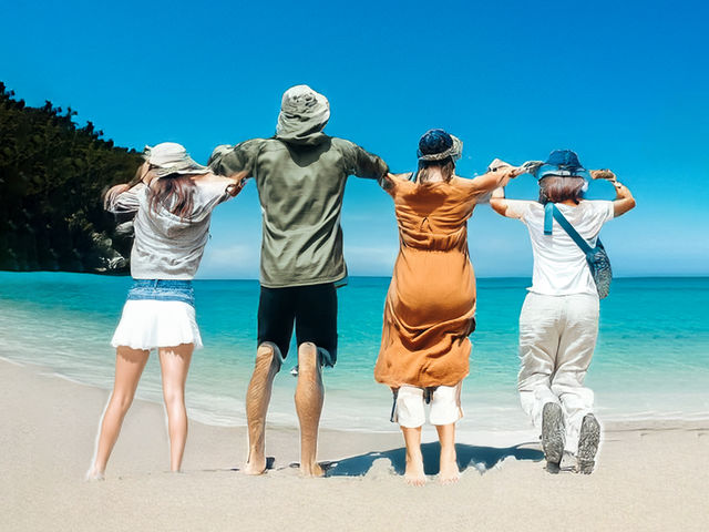 4人まで乗船可能!講習後は近くのビーチ散策も可能です。_JMRAボートドライビング【沖縄マリーナ〜津堅島】