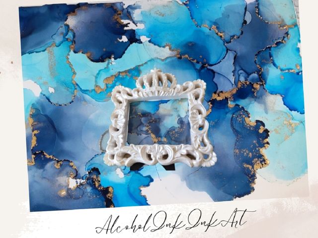 お好きな色を選んでオリジナルの模様が出来上がり!_アルコールインクアート体験レッスン akaneiro