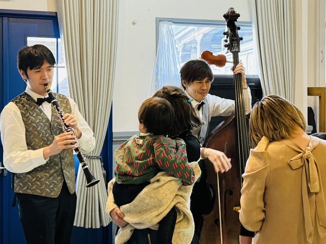 演奏中の楽器を近くで見てみよう!のコーナー_アンフィニシアター