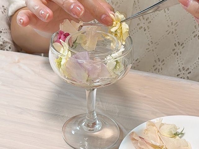 作っている風景もお写真をお撮りします_milk candle(韓国キャンドル体験教室)