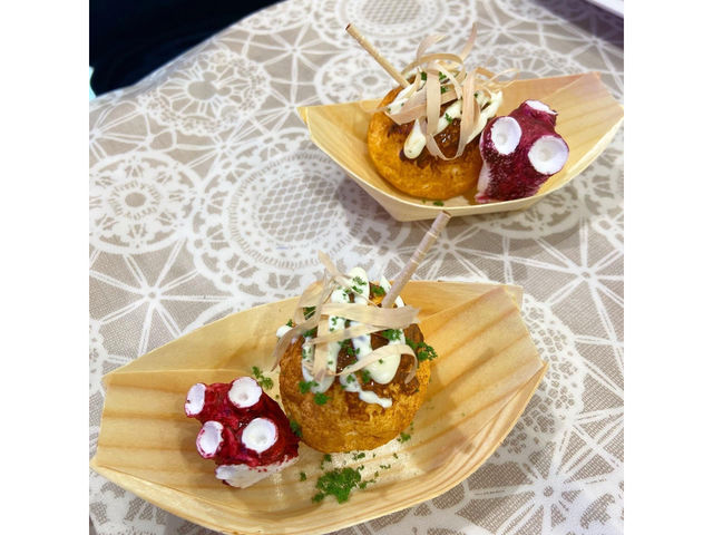 たこ焼き_沖縄食品サンプルかにかまくーぴー