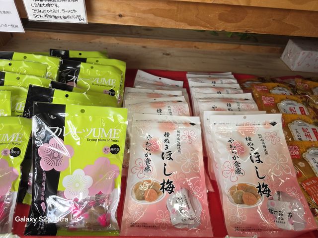 和歌山と言えば紀州南高梅。ドライブのお供に干し梅ピッタリ
_かつらぎ・ドライブイン