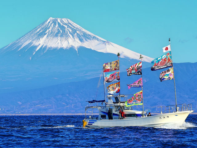 元旦 x 富士山 x 大漁旗_Minamo Cruising