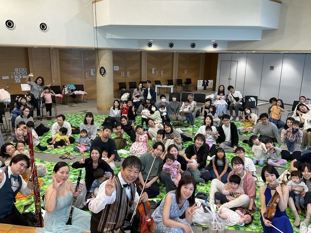 コンサート後の記念撮影_小山台会館・アンフィニシアター品川
