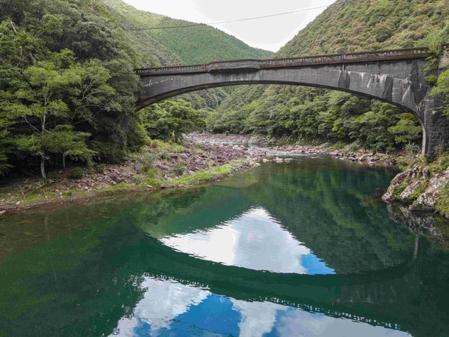 堀ケ生橋(ほりがおばし)_日本遺産中芸ゆずと森林鉄道ガイド会