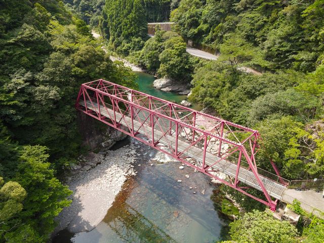 明神口橋(みょうじんぐちばし)_日本遺産中芸ゆずと森林鉄道ガイド会