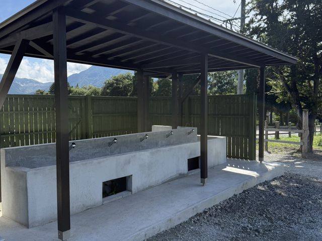 簡易的な炊事場です。飲料水としてのご利用も可能です。_湯布院 塚原高原 AUTO VILLAGE(オートヴィレッジ)