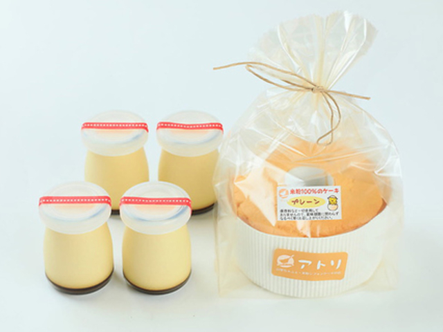 山里ちゃふぇ米粉シフォンケーキの店 アトリの写真1