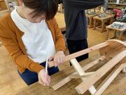 丸太村 木工制作体験の写真3