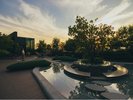 空中庭園(夕焼け):空の色が刻々と変わるマジックアワー。