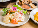 無料朝食なのにこのボリューム!