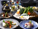 秋季なごり鱧の二色鍋