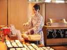 夕食ハーフビュッフェ