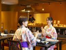 夕食ハーフビュッフェ